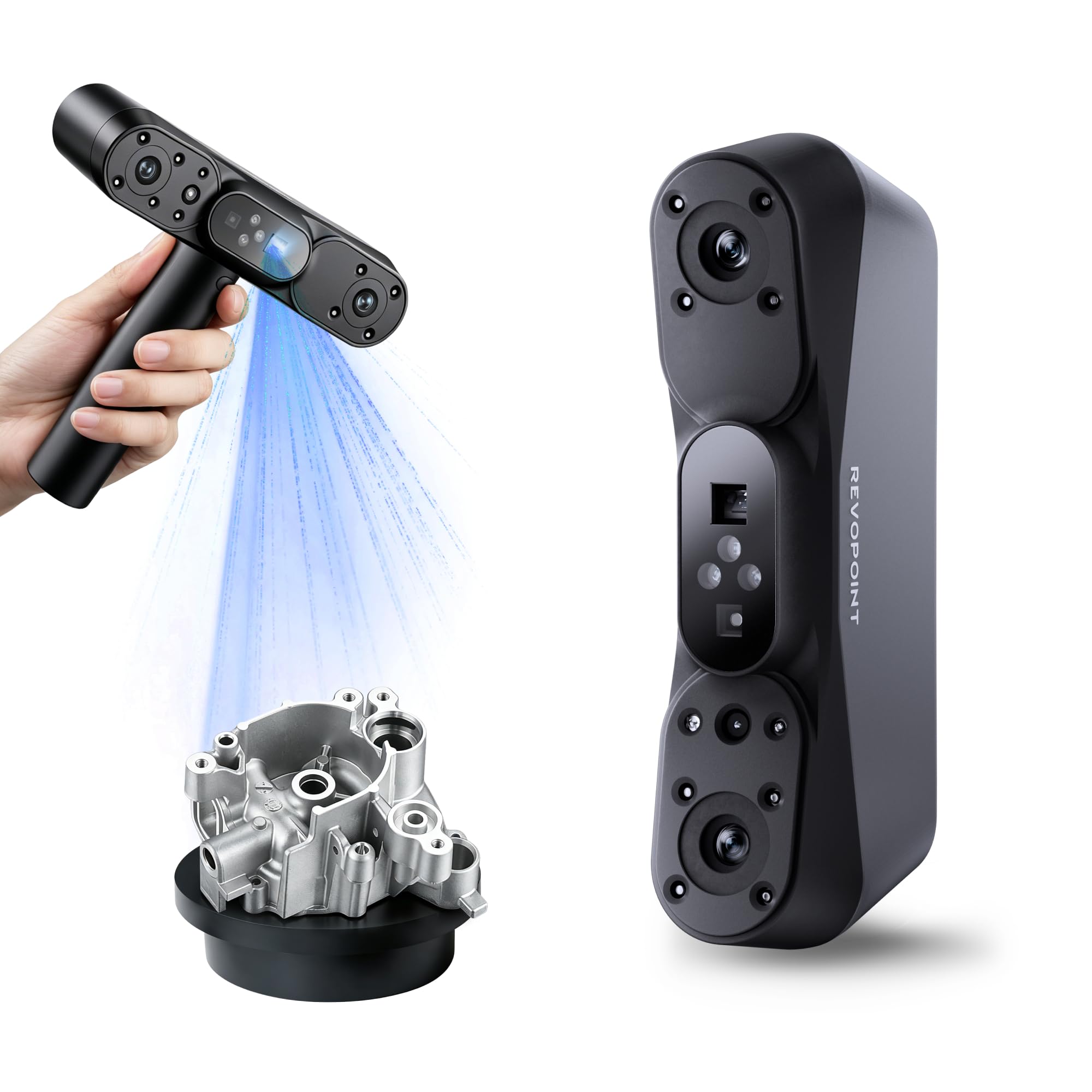Amazon | Revopoint POP 4 ハンドヘルド 3Dスキャナー 0.03mm高精度